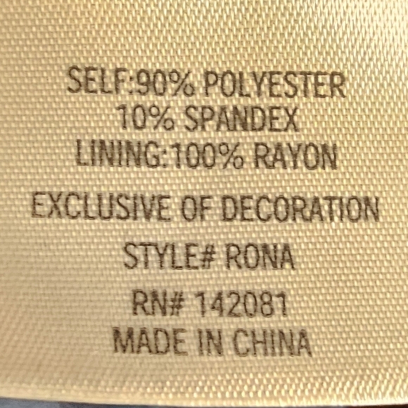 Cute Coquette Dress in Teal /Black Floral. Size Small, Flair Sleeves by Miami - Picture 5 of 11